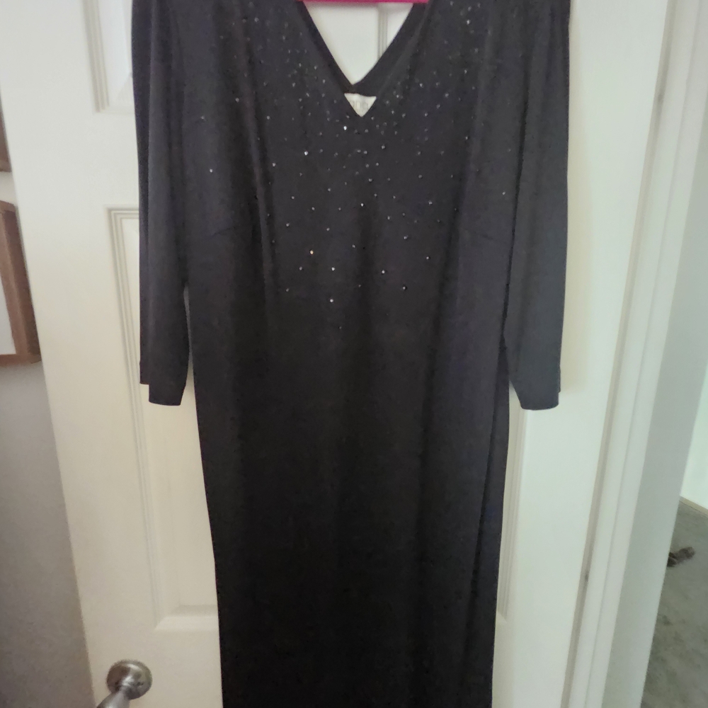Chic Black Long Sleeve Dress